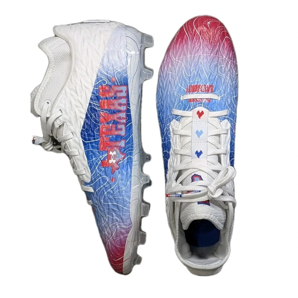 Under Armour Spotlight Clone 4 MC TX Texas Advisory football Cleats Limited 12
